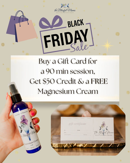 Black Friday Special: Massage + $50 Bonus + Free Magnesium Cream