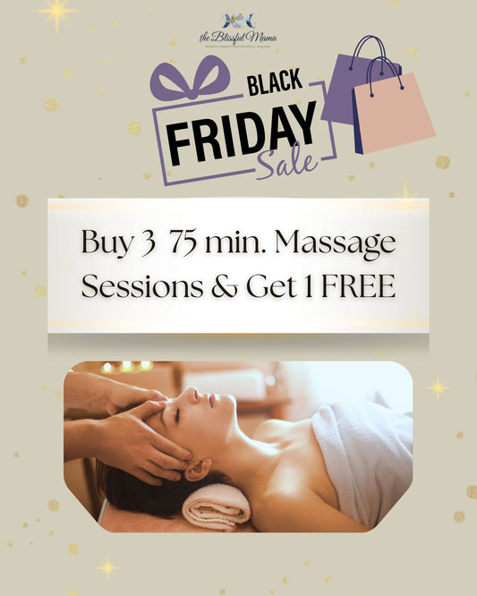 Black Friday Special: Buy 3 Massage Sessions, Get 1 Free